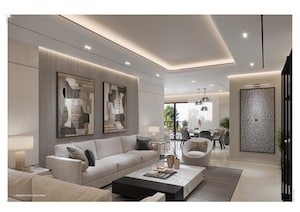 Living Room in 3 BHK Apartment at Sobha Altus, Sector 106 – for Sale