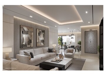 Living Room in 3 BHK Apartment at Sobha Altus, Sector 106 – for Sale