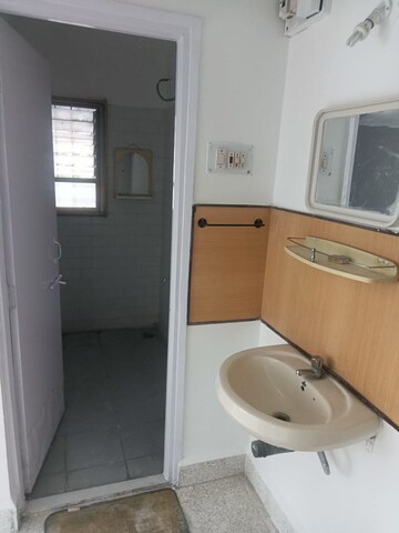 Bathroom in 2 BHK Apartment at Shriram Nagar CHS, Aundh – for Rent