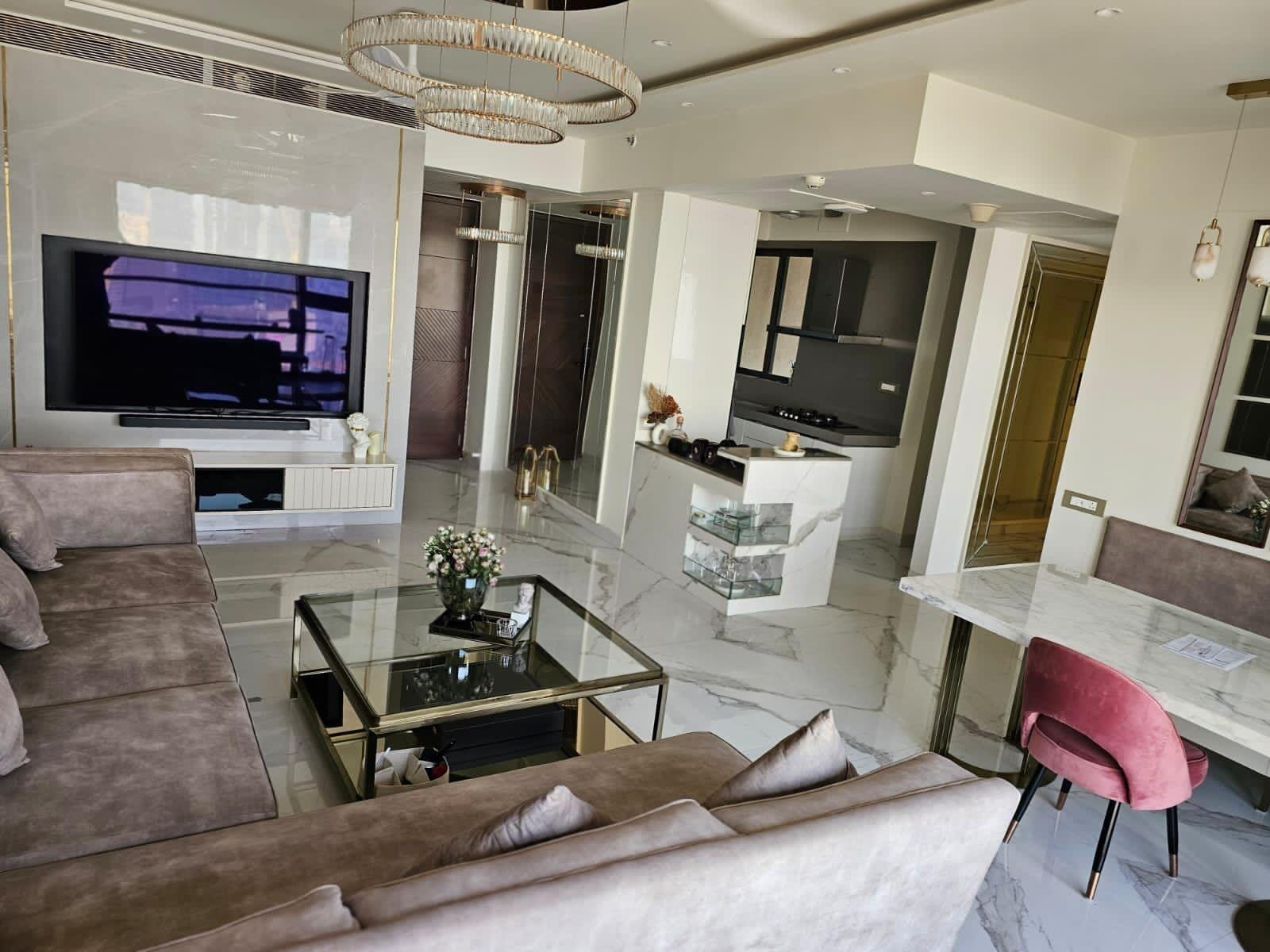 3 BHK + Servant Room 1247 Sq.Ft. Apartment in Lodha Marquise