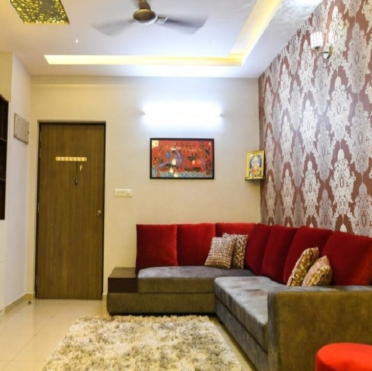 Living Room, khanpur 3 Bedroom 1000 Sq.Ft. Builder Floor In Khanpur Delhi 8635850