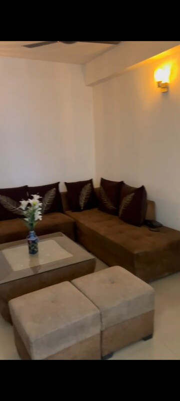 Living Room in 3 BHK Apartment at Uninav Heights Phase I, Raj Nagar Extension – for Rent