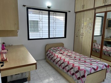 Bedroom in 2.5 BHK Apartment at Rachna Garden Estate, Aundh – for Rent