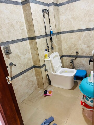 Bathroom in 3 BHK Apartment at Shyam Vihar – for Sale