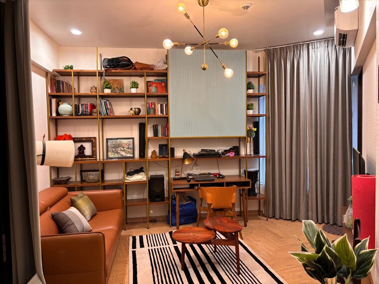 Living Room, park-grandeur 4 Bedroom 3400 Sq.Ft. Apartment In Baner Pune 8635994