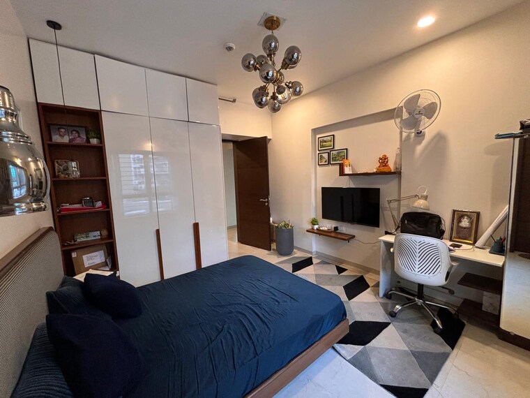 Living Room, park-grandeur 4 Bedroom 3400 Sq.Ft. Apartment In Baner Pune 8635994