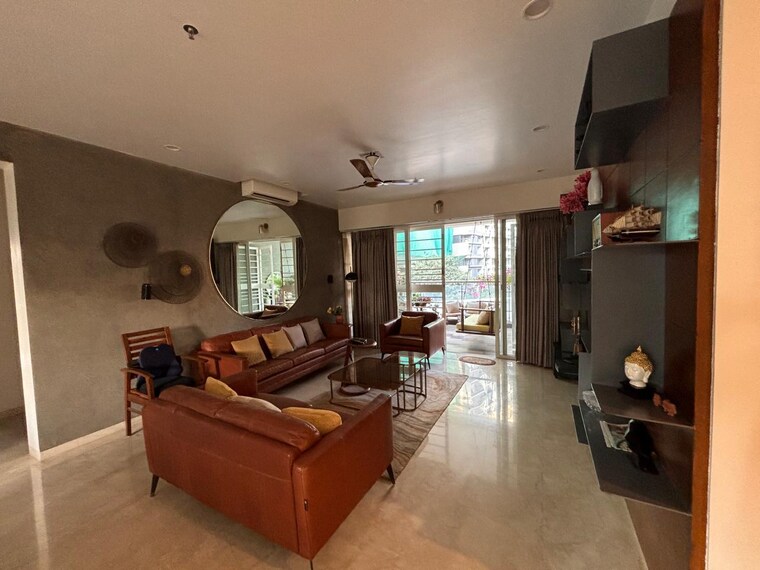 Living Room, park-grandeur 4 Bedroom 3400 Sq.Ft. Apartment In Baner Pune 8635994