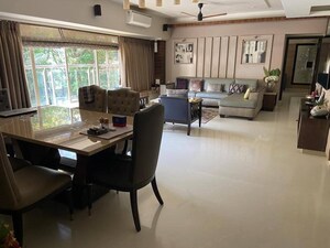 Living Room in 4 BHK Apartment at Juhu Prajakta, Juhu – for Sale