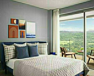 Bedroom in 3 BHK Apartment at Oberoi Realty Splendor, Andheri East – for Sale