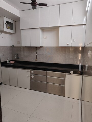 Kitchen in 3 BHK Apartment at Acme Ozone, Manpada – for Rent