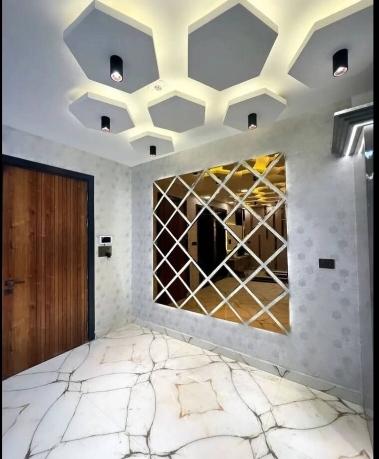 Kitchen, himgiri-enclave 3 Bedroom 900 Sq.Ft. Builder Floor In Burari Delhi 8636427