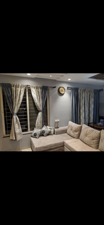 Living Room in 2 BHK Apartment at Suyog Nisarg, Wagholi – for Rent