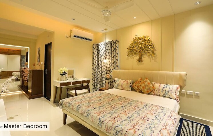 Bedroom, my-home-krishe 2 Bedroom 1275 Sq.Ft. Apartment In Financial District Hyderabad 8636489
