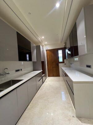 Kitchen in 4 BHK Builder Floor at Surya Nagar – for Sale