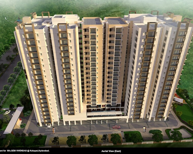 Exterior View, gem-nakshatra 2 Bedroom 1295 Sq.Ft. Apartment In Kokapet Hyderabad 8636509