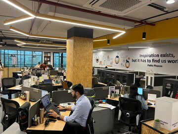Team Area in  Office Space at Hubtown Solaris, Andheri East – for Rent