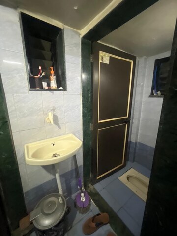 Bathroom in 1 BHK Apartment at Krushi CHS, Gokhalenagar – for Rent