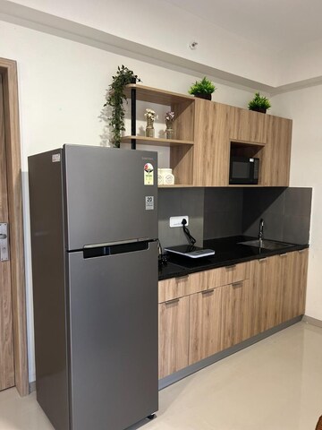 Kitchen in Studio Apartment at Hinjewadi – for Rent