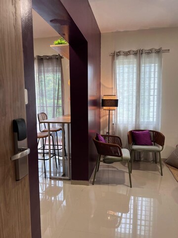 Living Room in Studio Apartment at Hinjewadi – for Rent