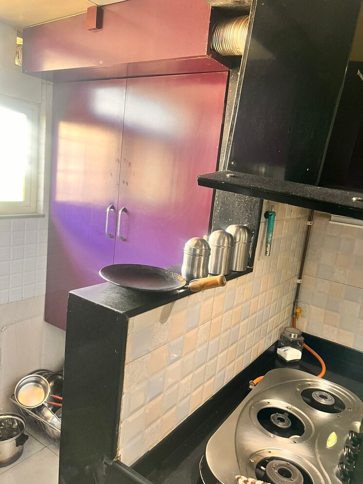 Kitchen, blue-berry 2 Bedroom 850 Sq.Ft. Apartment In Kharadi Pune 8636686