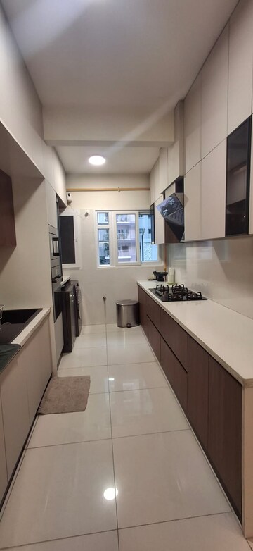 Kitchen in 3 BHK Apartment at L&T Raintree Boulevard, Hebbal – for Rent