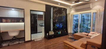 Living Room in 3 BHK Apartment at L&T Raintree Boulevard, Hebbal – for Rent