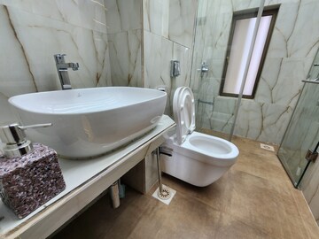 Bathroom in 3 BHK Apartment at S D The Lumiere, Andheri West – for Rent