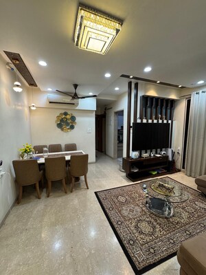 Living Room in 2 BHK Apartment at Metro The Palms, Nerul – for Sale