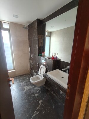 Bathroom in 3 BHK Apartment at Transcon Triumph Tower, Andheri West – for Sale
