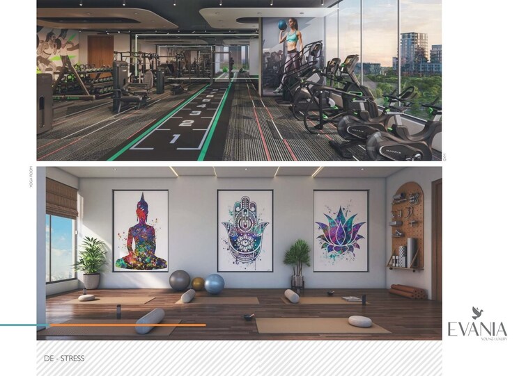 Gym, avr-evania 3.5 Bedroom 3315 Sq.Ft. Apartment In Kokapet Hyderabad 8636955