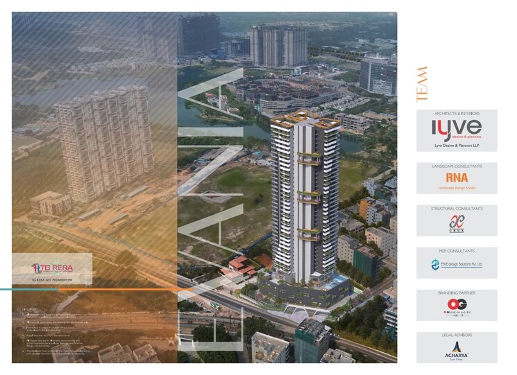 Exterior View, avr-evania 4 Bedroom 3575 Sq.Ft. Apartment In Kokapet Hyderabad 8636970