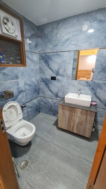 Attached Bathroom in 2 BHK Builder Floor at Freedom Fighters Enclave – for Rent