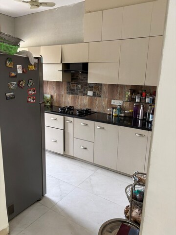 Kitchen in 2 BHK Builder Floor at Ansal Sushant Apartments, Sushant Lok I – for Rent