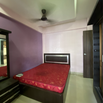 Bedroom in 2 BHK Apartment at Hari Vijay Lawns, Kanchangoan – for Rent