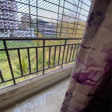 Balcony in 2 BHK Apartment at Hari Vijay Lawns, Kanchangoan – for Rent