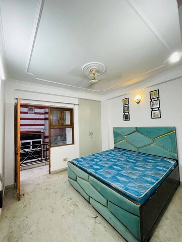 Bedroom in 3 BHK Builder Floor at Freedom Fighters Enclave – for Rent