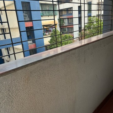 Balcony in 1 BHK Apartment at Nisarg Hyde Park, Kharghar Sector 35g – for Rent