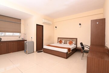 Bedroom in Studio Apartment at Ramnagariya – for Rent