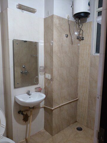Bathroom in Studio Apartment at Ramnagariya – for Rent