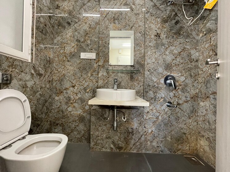 Bathroom, concrete-sai-samast 2 Bedroom 750 Sq.Ft. Apartment In Chembur Mumbai 8637291