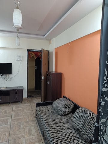Living Room in 1 RK Apartment at Navbharat Sahyog CHS, Goregaon East – for Rent