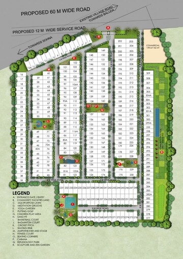  Plot – Exterior View View at JMS Mega City, Sohna Sector 5 - for Sale