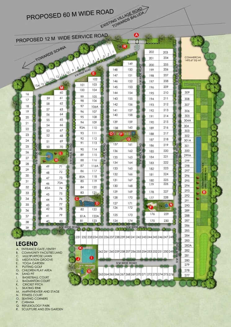 Exterior View, jms-mega-city  130 Sq.Yd. Plot In Sohna Sector 5 Gurgaon 8637523