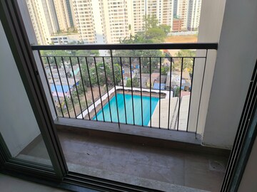 Balcony in 2 BHK Apartment at Runwal Eirene, Balkum Pada – for Rent