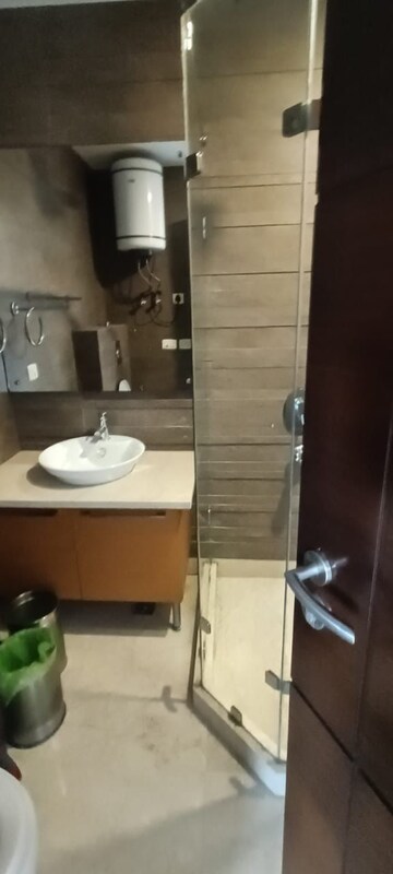 Bathroom in 4 BHK Builder Floor at Panchsheel Park – for Rent