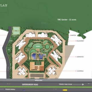 Master Plan in 3 BHK Apartment at One Hiranandani Park Cloverdale, Thane West – for Sale