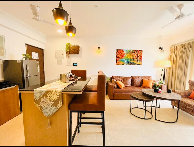 Living Room, calangute 1 Bedroom 810 Sq.Ft. Apartment In Calangute Goa 8637960