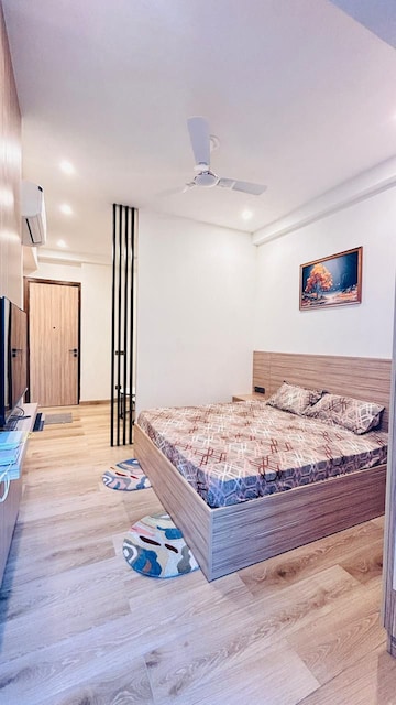 Bedroom in 1 BHK Builder Floor at Ansal Sushant Floors, Sushant Lok ii – for Rent