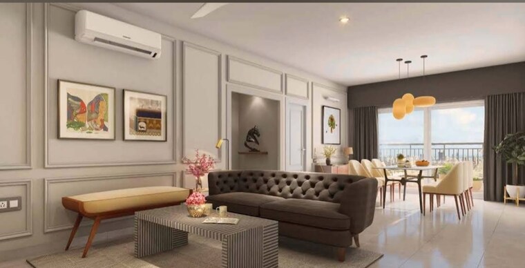 Living Room, brigade-citadel 2 Bedroom 1366 Sq.Ft. Apartment In Moti Nagar Hyderabad 8637997