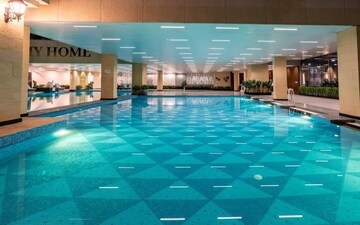 Swimming Pool in 3 BHK Apartment at My Home Bhooja, Hi Tech City – for Rent